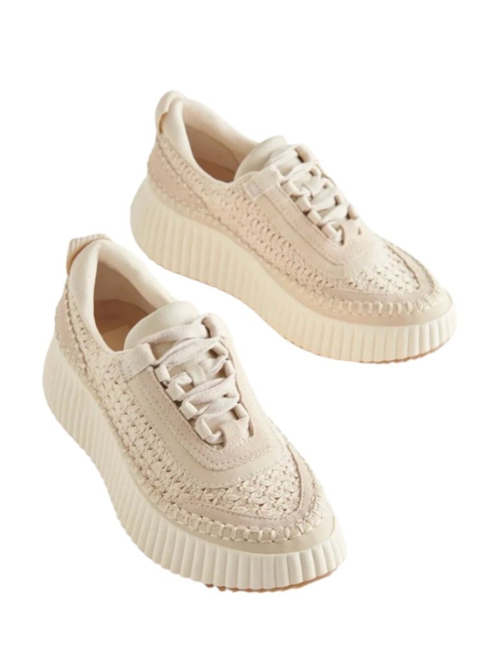 Dolce Vita Daran Wedge Sneaker - Ivory 9 - Picture 13 of 13